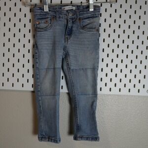 Levi's 511‎ Slim Fit Kids Jeans Light Wash Denim Size 2T Adjustable Waist